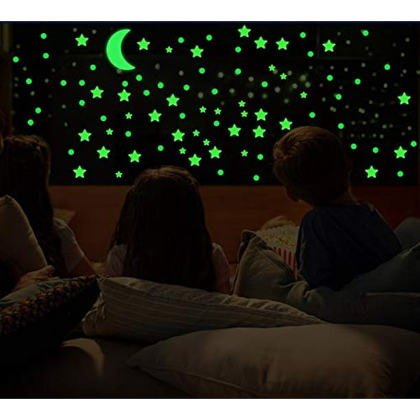 39 Pack Glow In The Dark 3D Stars Moon Stickers Bedroom Wall Room Decor DIY T2 39 Pack Glow In The Dark 3D Stars Moon Stickers Bedroom Wall Room Decor DIY T2